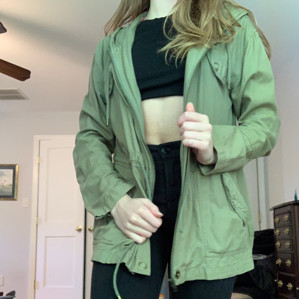 army green jacket - Picture 2 of 4